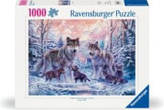 Ravensburger Puzzle Arktični volkovi 1000 kosov