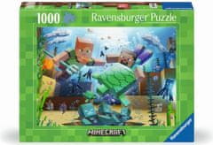 Ravensburger Minecraft sestavljanka 1000 kosov