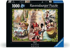 Ravensburger Puzzle Mickey in Minnie na počitnicah 1000 kosov