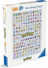 Ravensburger Puzzle Pokemon: Prvih 151 Pokemon 500 kosov