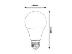 Rabalux Pametna žarnica LED RGB A60 E27/10W/230V Wi-Fi 3000-6500K