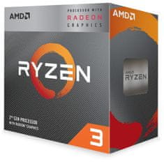 AMD procesor AM4 Ryzen 3 3200G Box 3,6 GHz MAX Boost 4,0GHz 65W Radeon Vega 8 