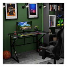 Huzaro Pisalna miza Gaming Huzaro HZ-Hero 1.6 Black Črna 120 x 75 x 60 cm