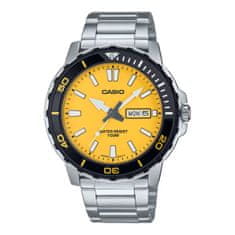 Casio Ura moška Casio DIVER Rumena Srebrna