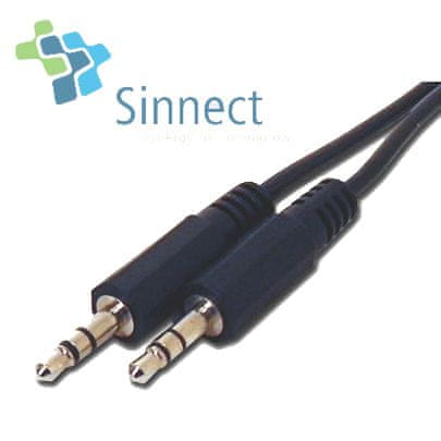 Sinnect KABEL Audio 3,5mm Stereo Plug 1,5m, M/M (14.106)