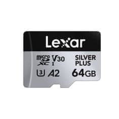 Lexar Kartica Micro SD Lexar Lexar Professional SILVER PLUS 64 GB