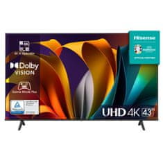 Hisense Smart TV Hisense 43A6N 4K Ultra HD 43" QLED