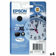 Epson Katuša s Črnilom Izvirna Epson WF-3000 7000 - Nº27XL Črna (4 kosov)