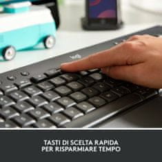 Logitech Tipkovnica Logitech 920-010915 Črna QWERTY