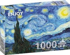 ENJOY Puzzle Vincent Van Gogh: Zvezdnata noč 1000 kosov