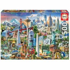 Educa Sestavljanka Puzzle Educa 17670 85 x 60 cm 500 Kosi