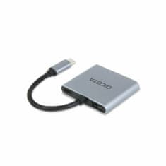 Dicota USB Hub Dicota D32063 100 W Srebrna