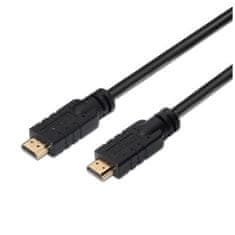 Aisens HDMI kabel Aisens CABLE HDMI ALTA VELOCIDAD / HEC CON REPETIDOR, A/M-A/M, NEGRO, 15M Črna 15 m