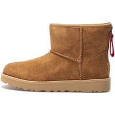 Ugg Australia Škornji rjava 36 EU W Classic Mini Logo Zip