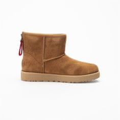 Ugg Australia Škornji rjava 36 EU W Classic Mini Logo Zip