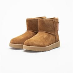 Ugg Australia Škornji rjava 36 EU W Classic Mini Logo Zip