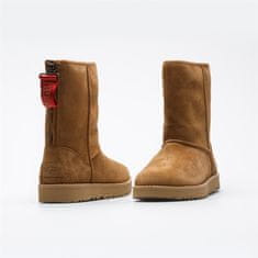 Ugg Australia Škornji rjava 36 EU W Classic Short Logo Zip