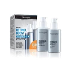 Neutrogena Retinol Boost Duo Pack Set dnevna krema za obraz Retinol Boost Day Cream SPF15 50 ml + nočna krema za obraz Retinol Boost Night Cream 50 ml unisex