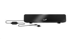 Genius USB SoundBar 100 - žična zvočna vrstica 6W USB 3,5" jack črna