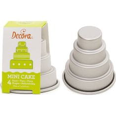 Decora Mini pekač za torte okrogel mini 7x8cm -