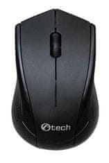 C-Tech WLM-07/Office/Optical/1 200 DPI/Wireless USB/Black