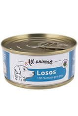 All Animals cons. za pse losos mlet 90g