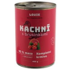 Louie Konzervirana raca z brusnicami 400g