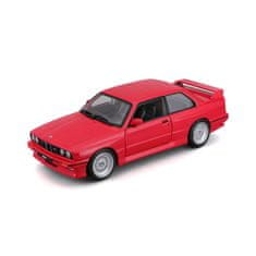 BBurago 1:24 Plus BMW serije 3 M3 1988 rdeča