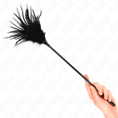 KINK ŽGEČLJIVČEK Kink Tickle Feathers Black (45 cm)