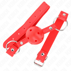 KINK GAG Kink Breathable With Double River Model 1 Red (4,5 cm)