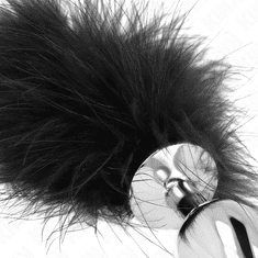 KINK ANALNI ČEP Kink With Feather Black (3 cm) 