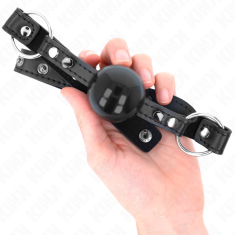 KINK GAG Kink With Tip Rivet And Snap Lock Black (4 cm)