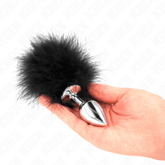 KINK ANALNI ČEP Kink With Feather Black (3 cm) 