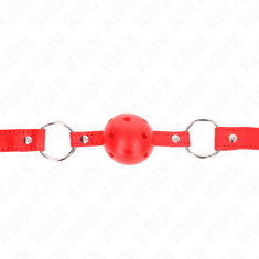 KINK GAG Kink Breathable With Double River Model 1 Red (4,5 cm)