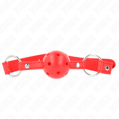 KINK GAG Kink Breathable With Double River Model 1 Red (4,5 cm)