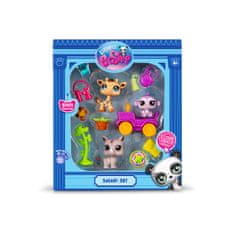 Littlest Pet Shop 3 figurice Safari