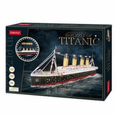 CubicFun Otroške puzzle iz lesa CubicFun Titanic 3D 266 Kosi