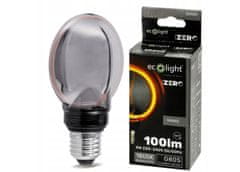 Eco light Dekorativna LED žarnica E27 4W 100lm G80 - serija ZERO