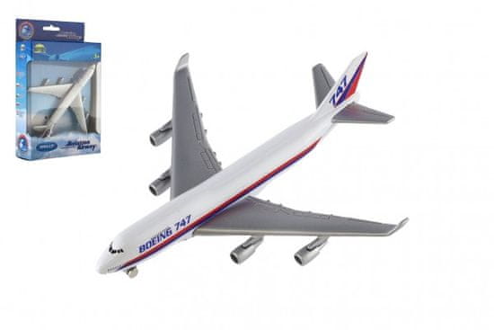 Teddies Welly Boeing 747 plastika/kovina 15cm