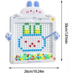 WOOPIE  Montessori magnetna tabla MagPad Rabbit 2 kosa.