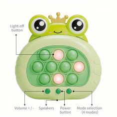 WOOPIE  Električna antistresna arkadna igra Žaba POP IT