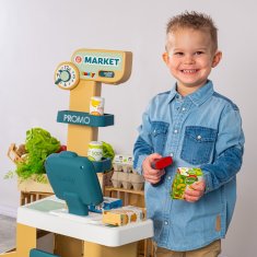 Smoby  Market Trolley Elektronska blagajna s skenerjem