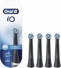 Oral-B Nadomestne glave za ščetke iO Ultimate Clean Black 4 kosi