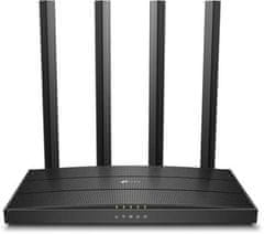 TP-Link "AC1200 dvopasovni usmerjevalnik Wi-FiSPEED: 300 Mb/s pri 2,4 GHz + 867 Mb/s pri 5 GHzSPEC: 4× antene, 1× gigabitni WAN