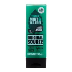 Original Source Shower Tingly Mint & Tea Tree gel za prhanje z vonjem mete in čajevca 250 ml za ženske