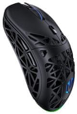 Endorfy Mouse LIV Plus Wireless / PAW3395 / Khail GM 8.0 / brezžična / ultralahka / priklopna postaja / črna