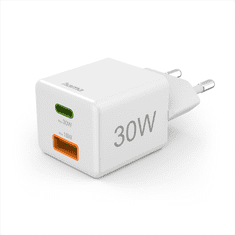 Hama hitri polnilec USB USB-C + USB-A, PD/QC, 30 W