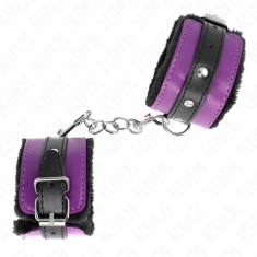 KINK OKOVI ZA ZAPESTJE Kink Premiuim Fur Lined Black/Purple