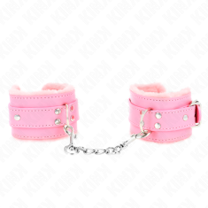 KINK OKOVI ZA ZAPESTJE Kink Fur Lined Pink