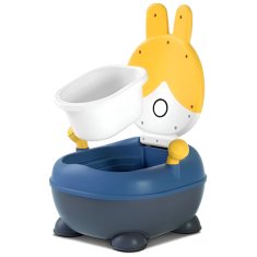 JOJOY® Kahlica v obliki zajčka BUNNYPOTTY rumena + Podloga za sedenje POTTYSEAT | BUNNYPOTSEATYELLOW